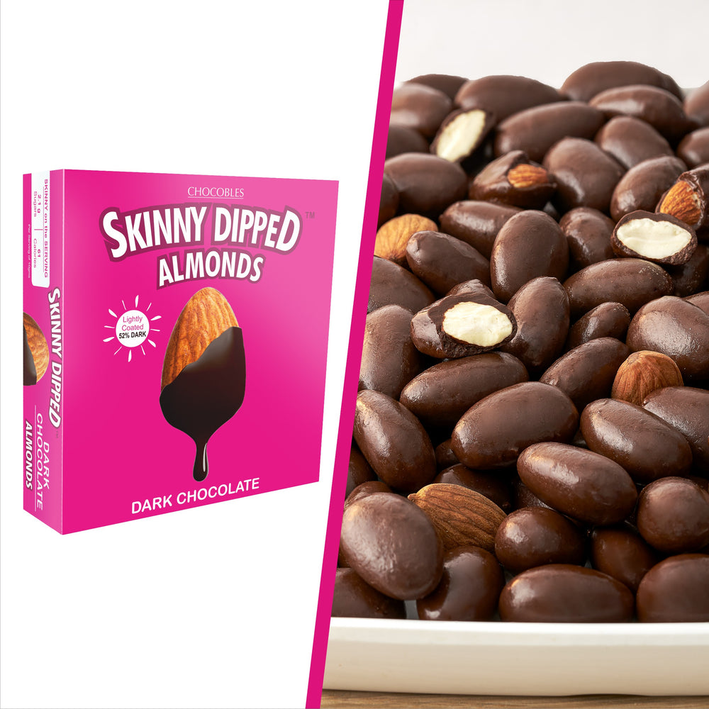 Chocobles - Skinny Dipped Almonds Dark Chocolate (Buy 1 Get 1 Offer, Code:B1G1)