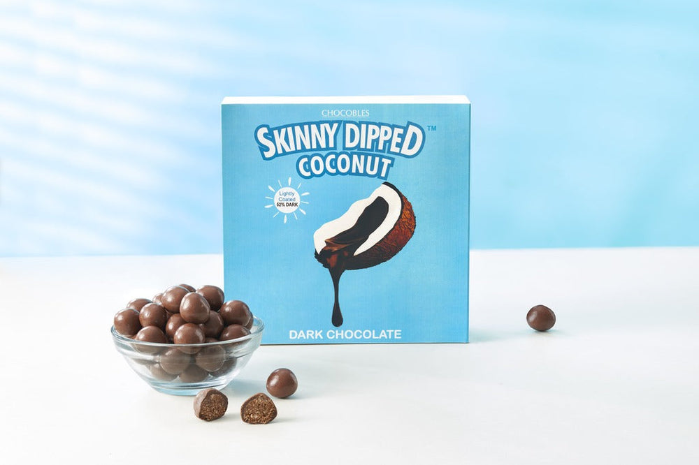 Chocobles Skinny Dipped Coconut Dark Chocolate(Buy 1 Get 1 Offer, Code:B1G1)