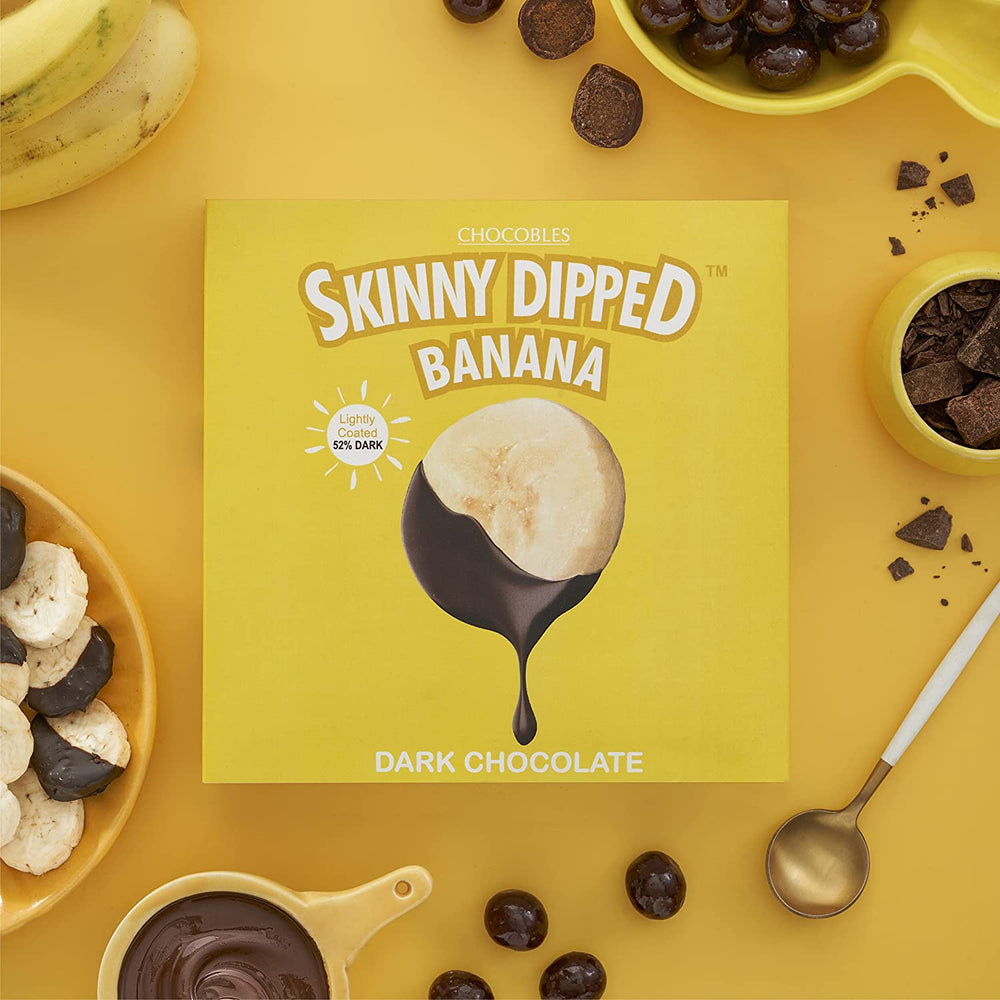 Chocobles - Skinny Dipped Banana Dark Chocolate Low Calories