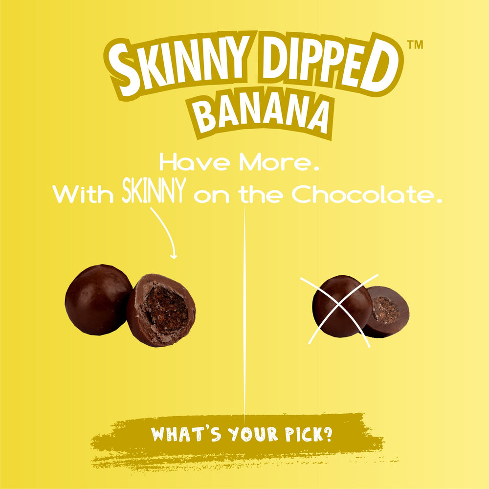 Chocobles - Skinny Dipped Banana Dark Chocolate Low Calories - Coimbatore Delivery