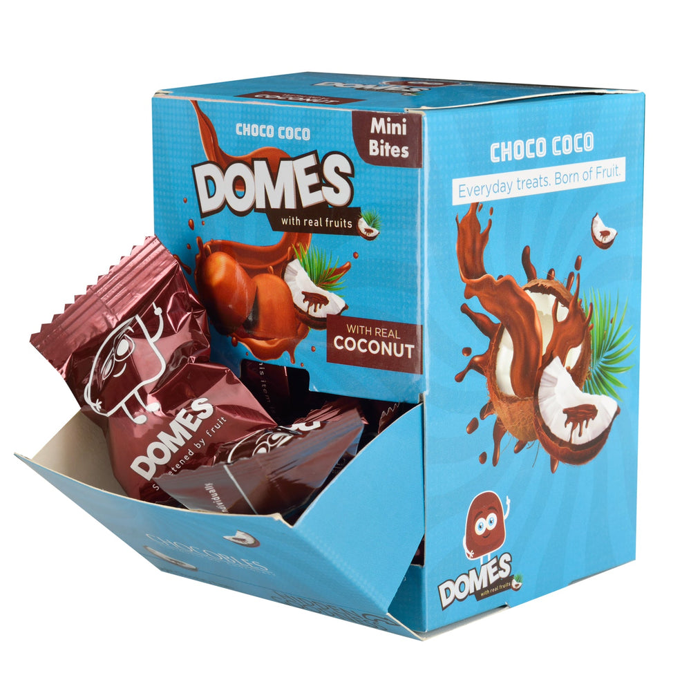 Chocobles Domes | Light Chocolatey Treats | Choco Coco 50pcs -  525gms (Pack of 2)