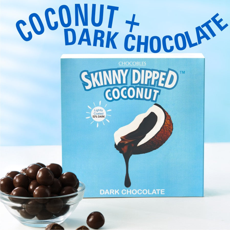Chocobles - Skinny Dipped Coconut Dark Chocolate(Buy 1 Get 1 Offer, Code:B1G1)